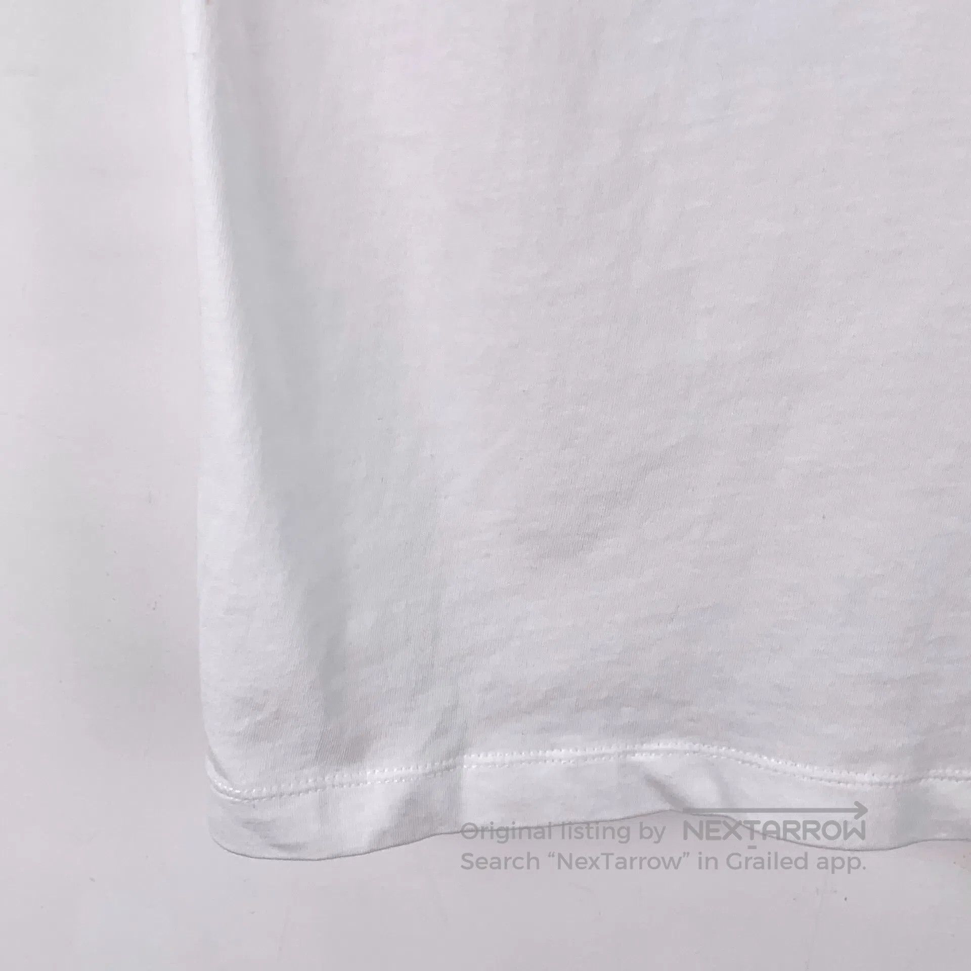 Loewe Loewe White Logo Embroidered Cotton Crew Neck Short Sleeve Size US S / EU 44-46 / 1 - 4 Thumbnail