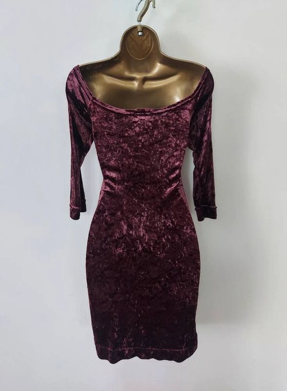 Vintage Hobbs vintage velvet dress L Size L / US 10 / IT 46 - 2 Thumbnail