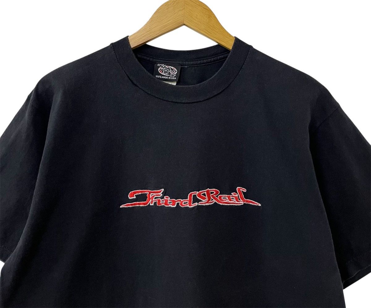 VINTAGE 90s THIRD RAIL 3RD RAIL OG LOGO SKATEBOARDS TSHIRT