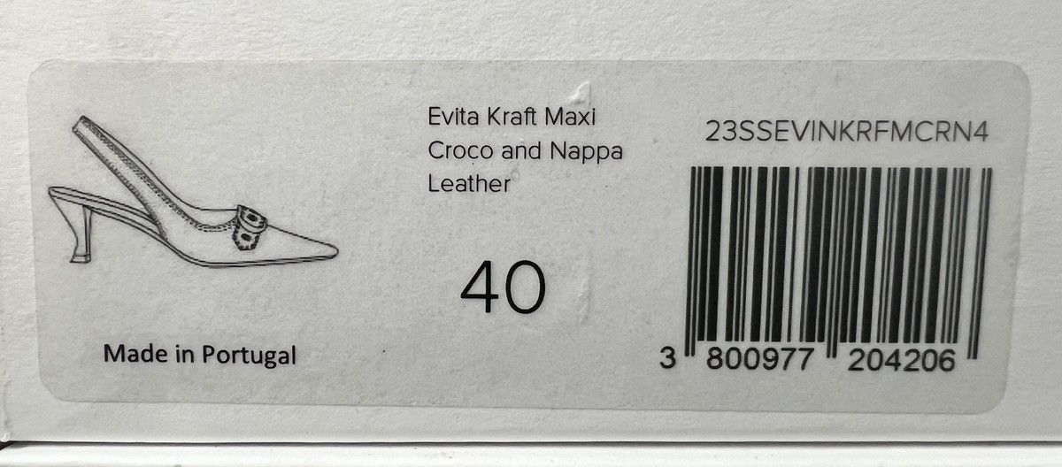 By Far Evita Kraft Maxi Croco and Nappa Leather - Size 40/US 10 Size US 10 / IT 40 - 7 Thumbnail