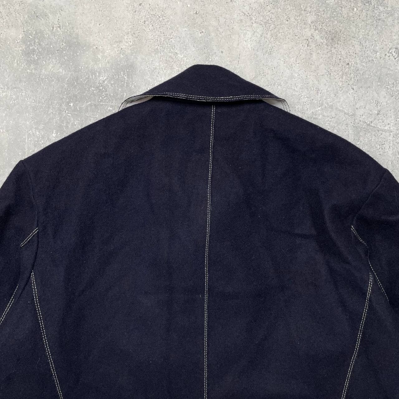 Jean Paul Gaultier Vintage 90s Junior Gaultier Sailor Wool Pea Coat Jacket Size US M / EU 48-50 / 2 - 22 Thumbnail
