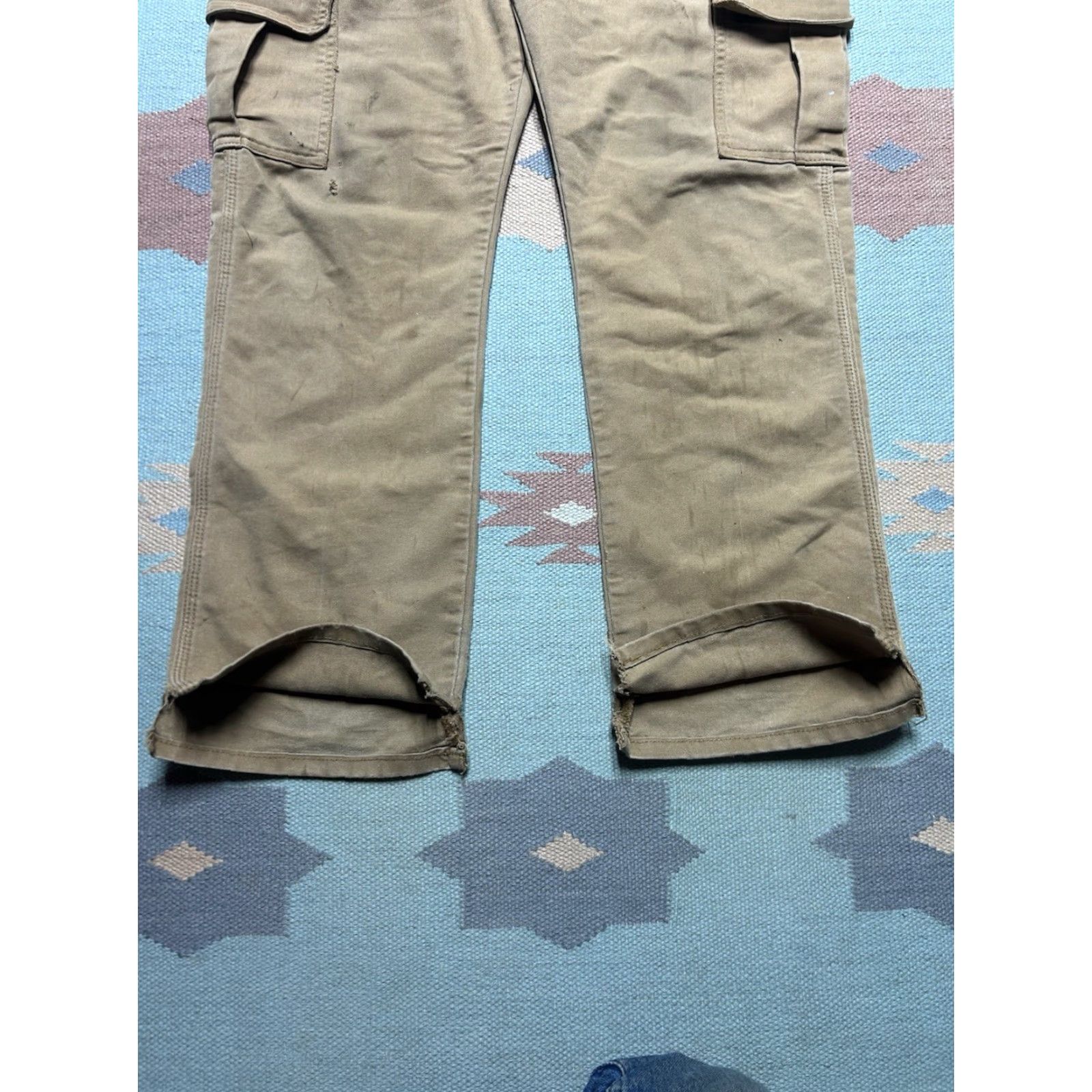 Dickies Dickies Cargo Pants Brown Canvas 38x28 Men Regular Workwear Grunge Skater Style Cargo Pants Size US 38 / EU 54 - 5 Thumbnail