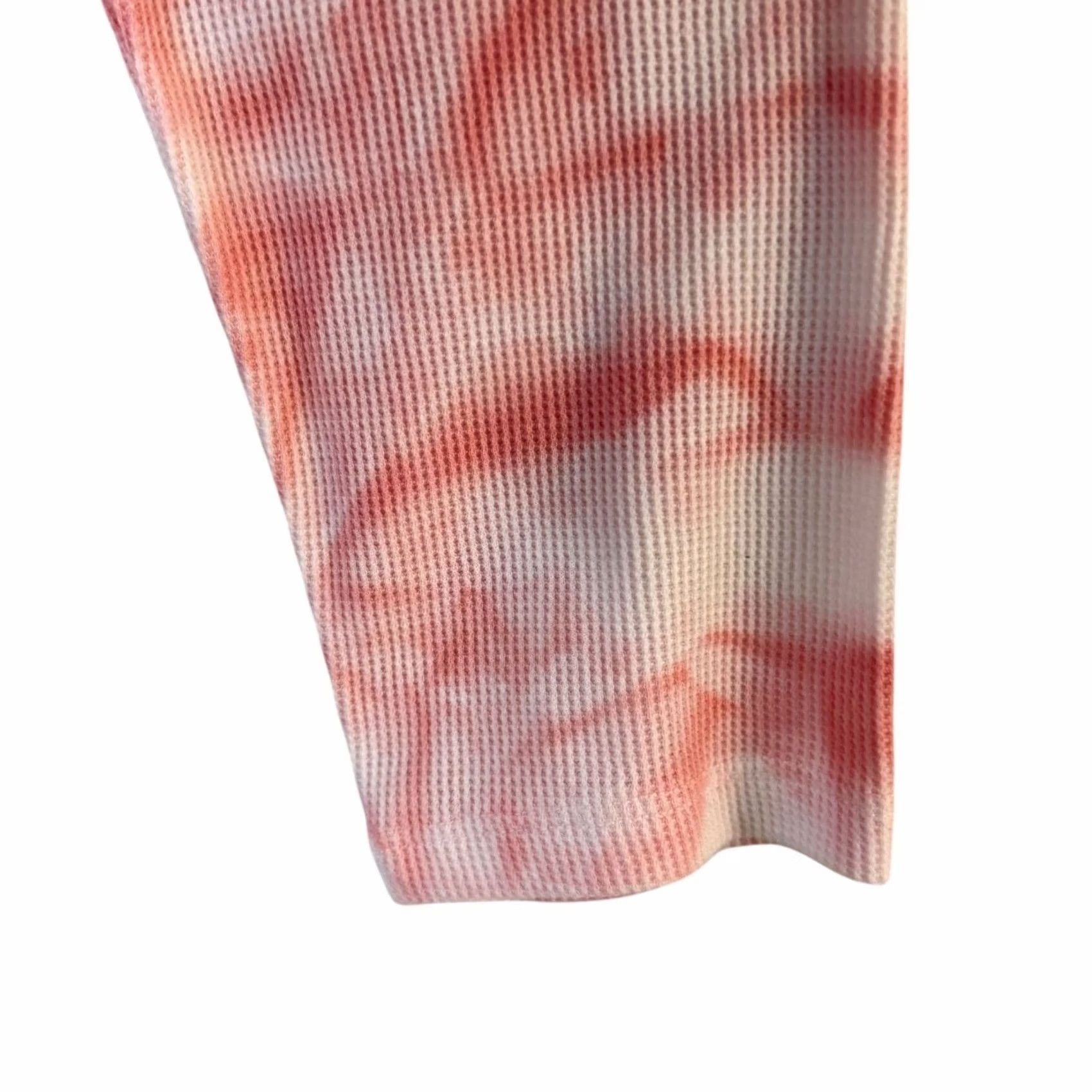 Style & Co VINTAGE Style & Co Tie-Dye Waffle Knit Henley Shirt Pink Women's Petite XL NEW Size XL / US 12-14 / IT 48-50 - 7 Thumbnail