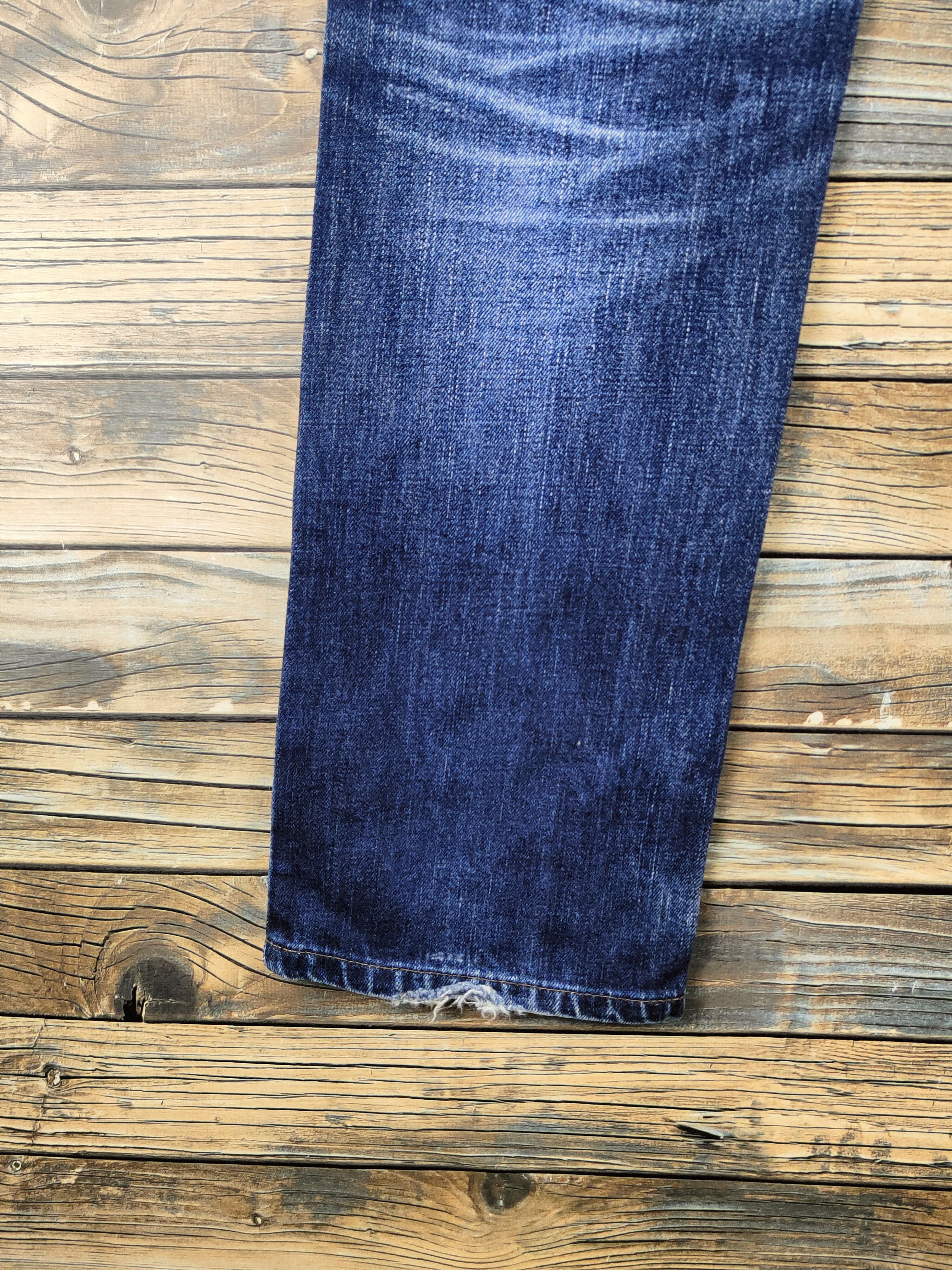 Margaret Howell DL Margaret Howell-Edwin Distressed Ripped Jeans #46-890 Size US 29 - 9 Thumbnail