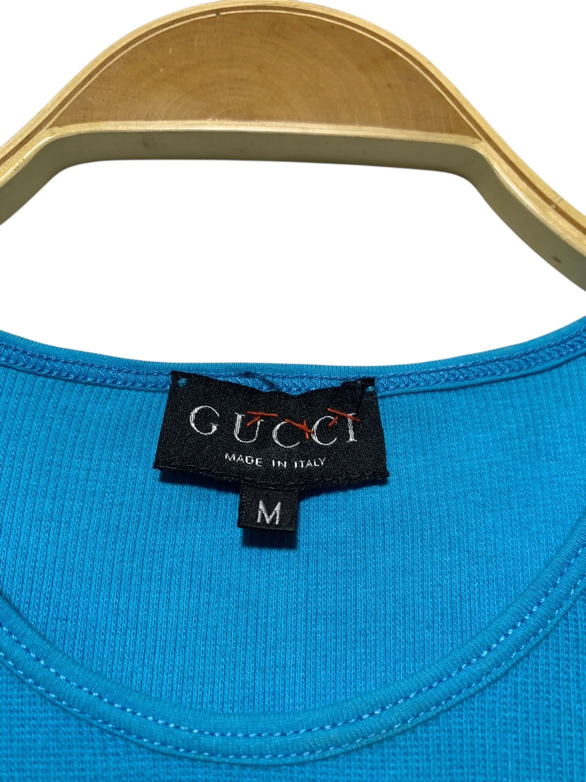 Gucci SS1996 Gucci Tom Ford Era cotton ribbed tee Size M / US 6-8 / IT 42-44 - 7 Thumbnail