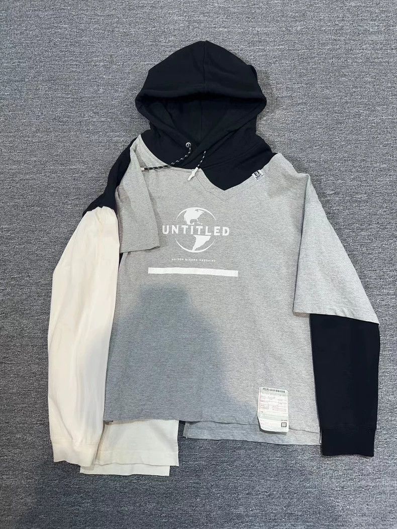 Maison MIHARA YASUHIRO Mihara Yasuhiro Patchwork Sweatshirt-dmc Size US XL / EU 56 / 4 - 1 Thumbnail