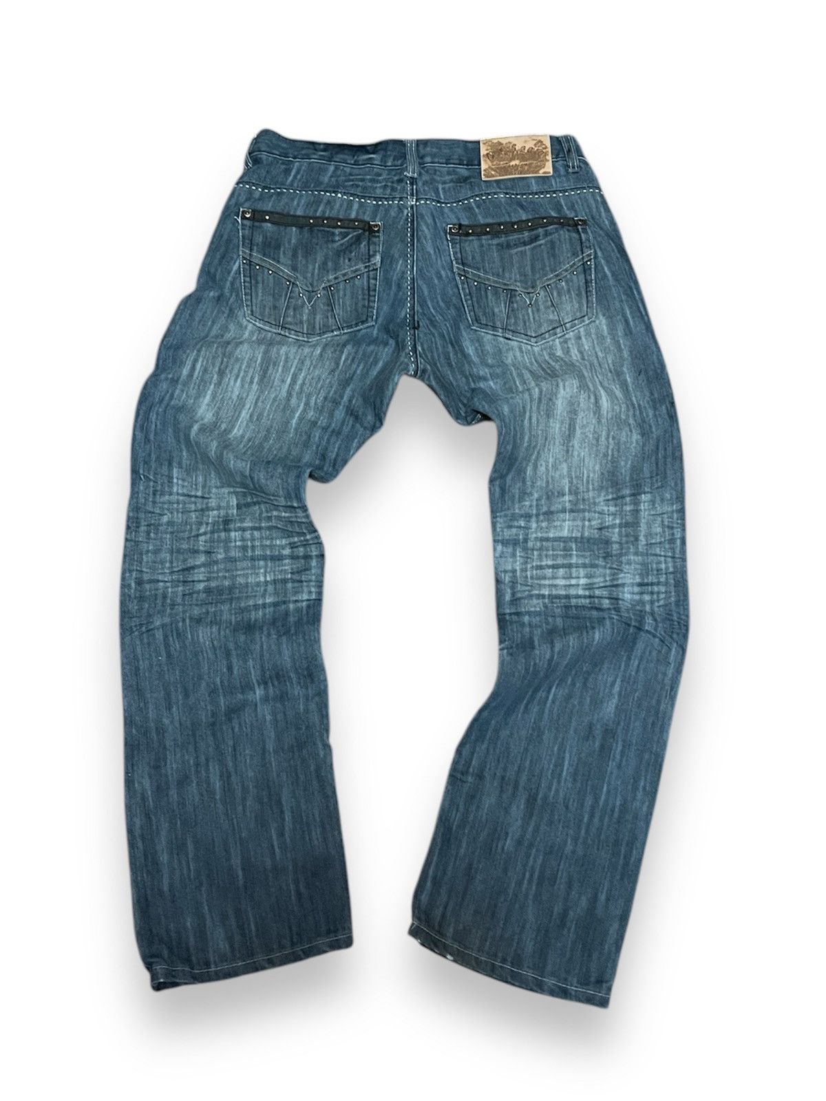 Japanese Brand × Vintage Vintage Y2K Style Studded Jeans Size US 34 / EU 50 - 1 Thumbnail