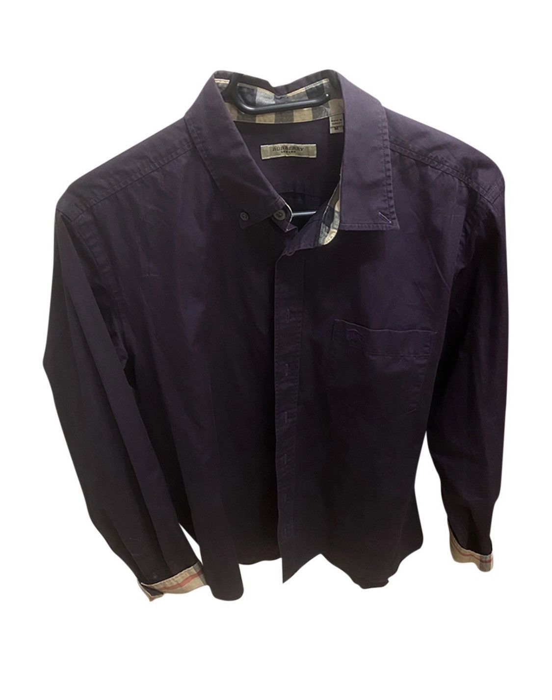 Burberry Burberry Luxury shirt button up pattern on cuffs Size US L / EU 52-54 / 3 - 1 Thumbnail