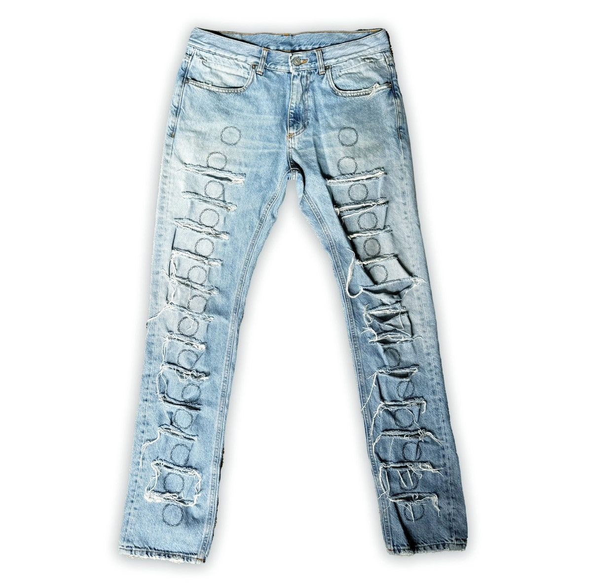 1017 ALYX 9SM Thorn Distressed Denim Size US 32 / EU 48 - 1 Thumbnail