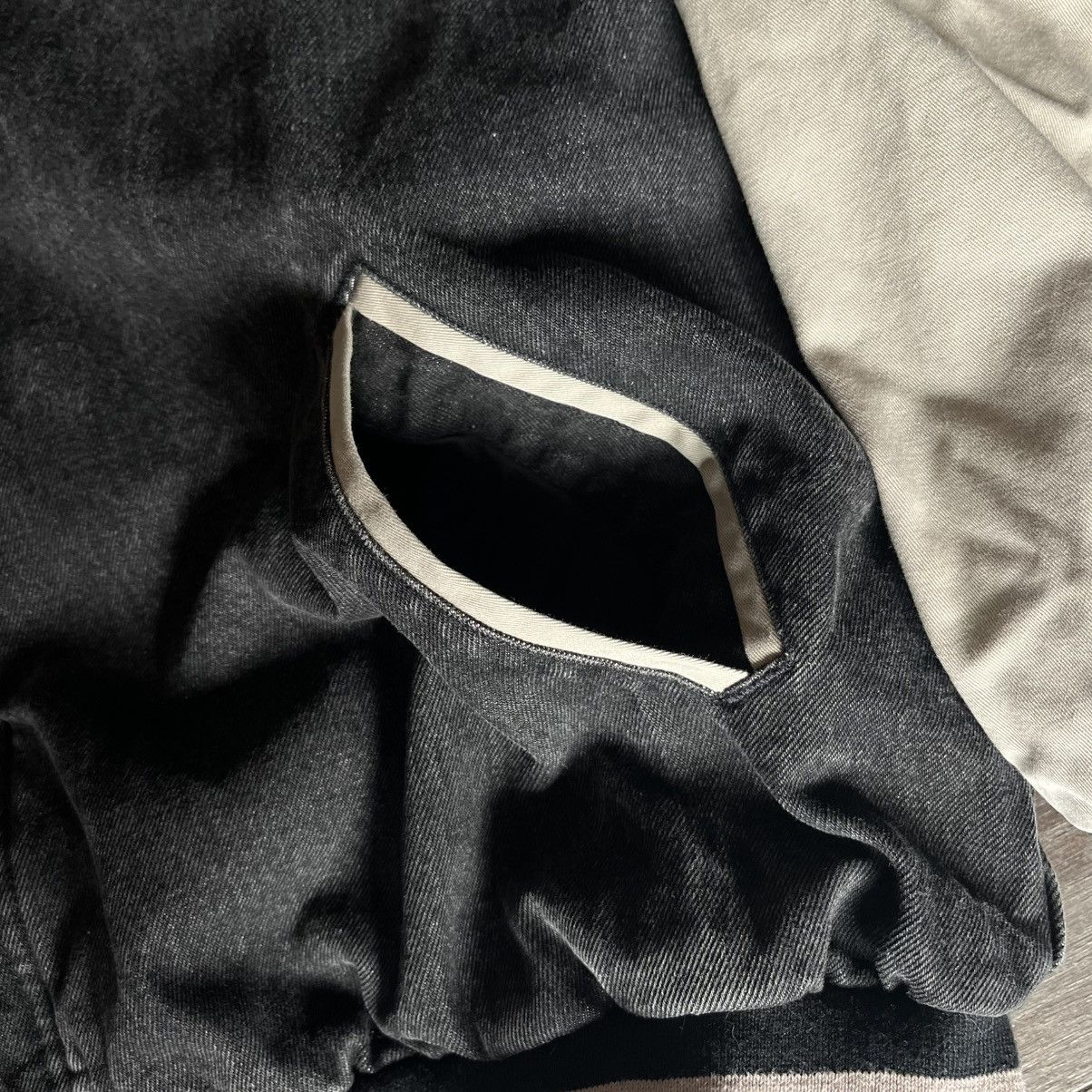 Northwest Territory Vintage 1990s Northwest Territory Black Denim Bomber Jacket Size US L / EU 52-54 / 3 - 5 Thumbnail