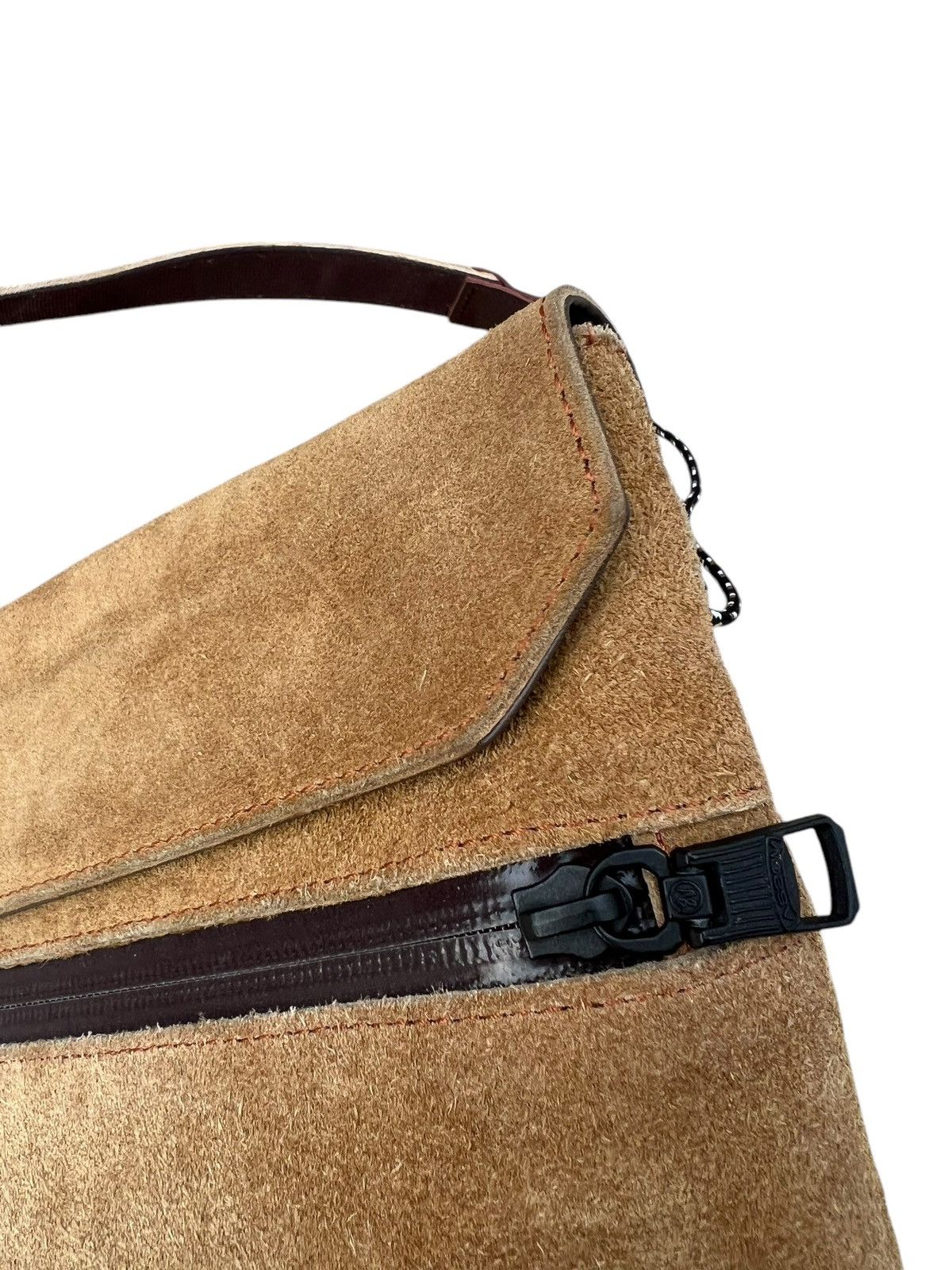 Leather AS2OV Japan Muddy Patina Suede Leather Bag Size ONE SIZE - 8 Thumbnail