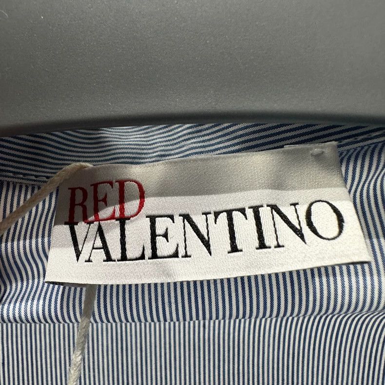 Valentino Valentino Lace-up striped lapel long-sleeved dress Size XS / US 0-2 / IT 36-38 - 3 Thumbnail