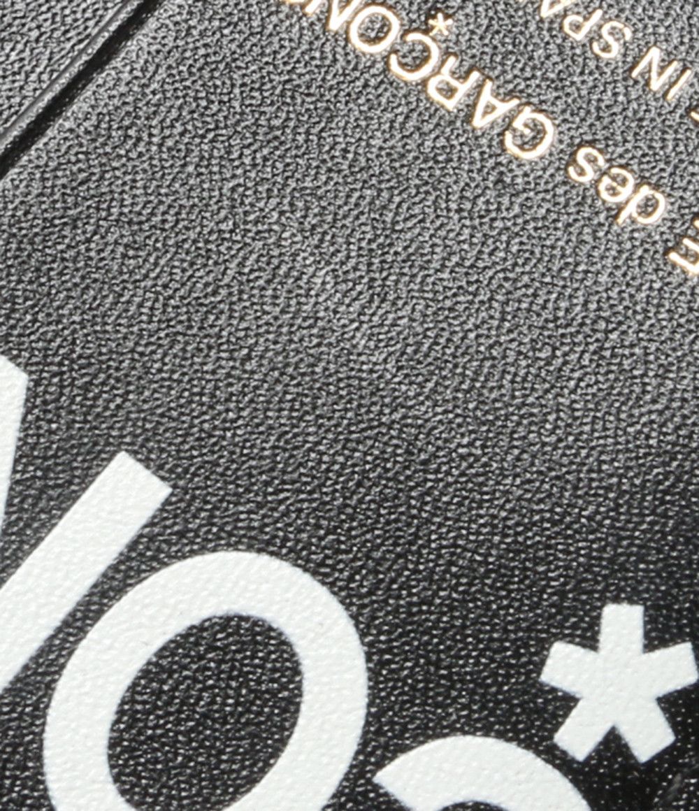 Comme des Garcons Wallet Bi-fold Logo Printed Black Size ONE SIZE - 6 Thumbnail