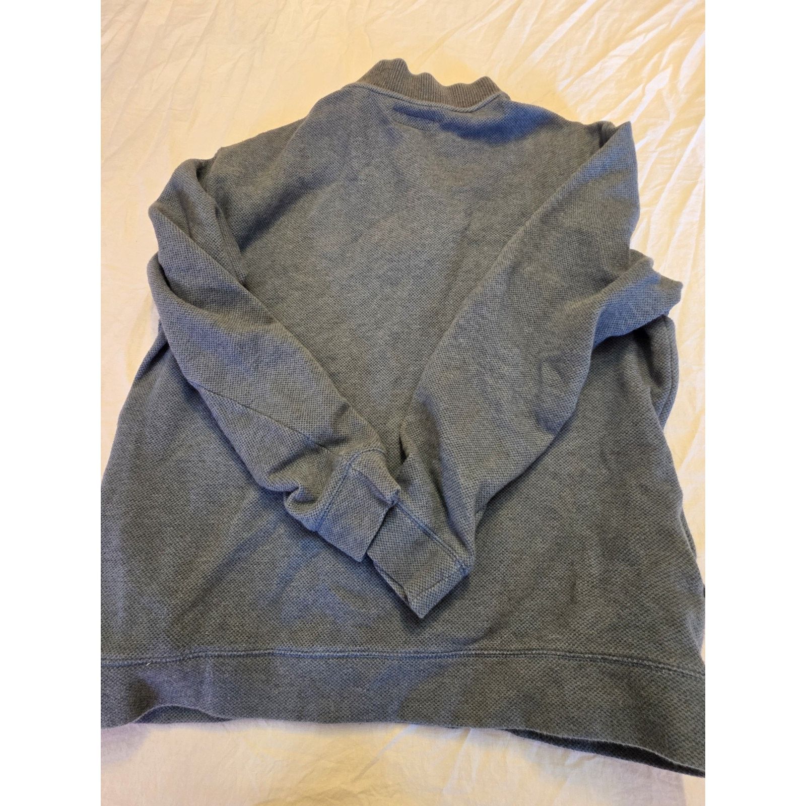 Cole Haan Cole Haan Men's Grey Quarter Zip Longsleeve Size Large Size US L / EU 52-54 / 3 - 6 Thumbnail