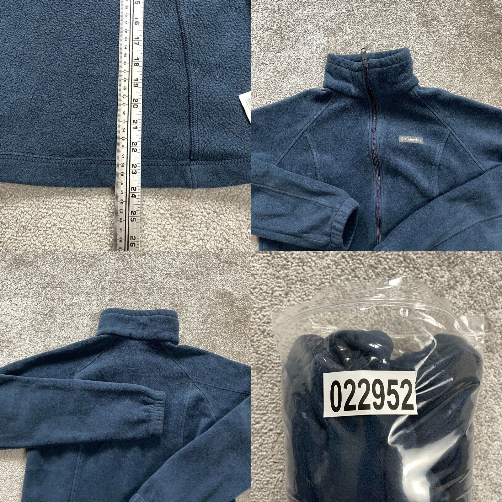 Vintage Columbia Benton Springs Fleece Jacket Womens Large Blue Full Zip Pockets Outdoor Jacket Size L / US 10 / IT 46 - 8 Thumbnail