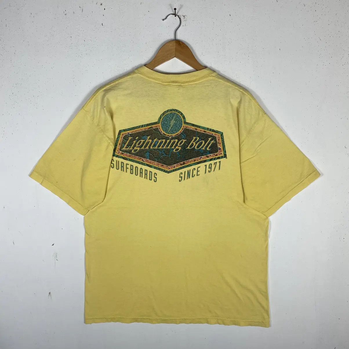 Lightning Bolt Vintage 90's LIGHTNING BOLT SURFBOARDS Big Graphic Surf Tee Size US M / EU 48-50 / 2 - 2 Thumbnail