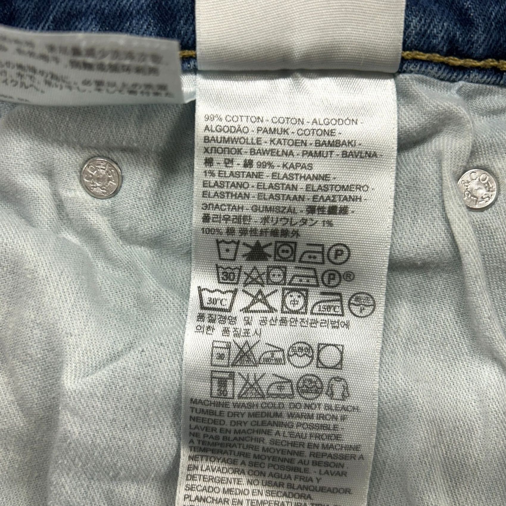 Levi's Levi's 541 Jeans Mens 32x32 Blue Athletic Fit Medium Wash Stretch Tapered Leg Denim 5-Pocket Size US 32 / EU 48 - 7 Thumbnail
