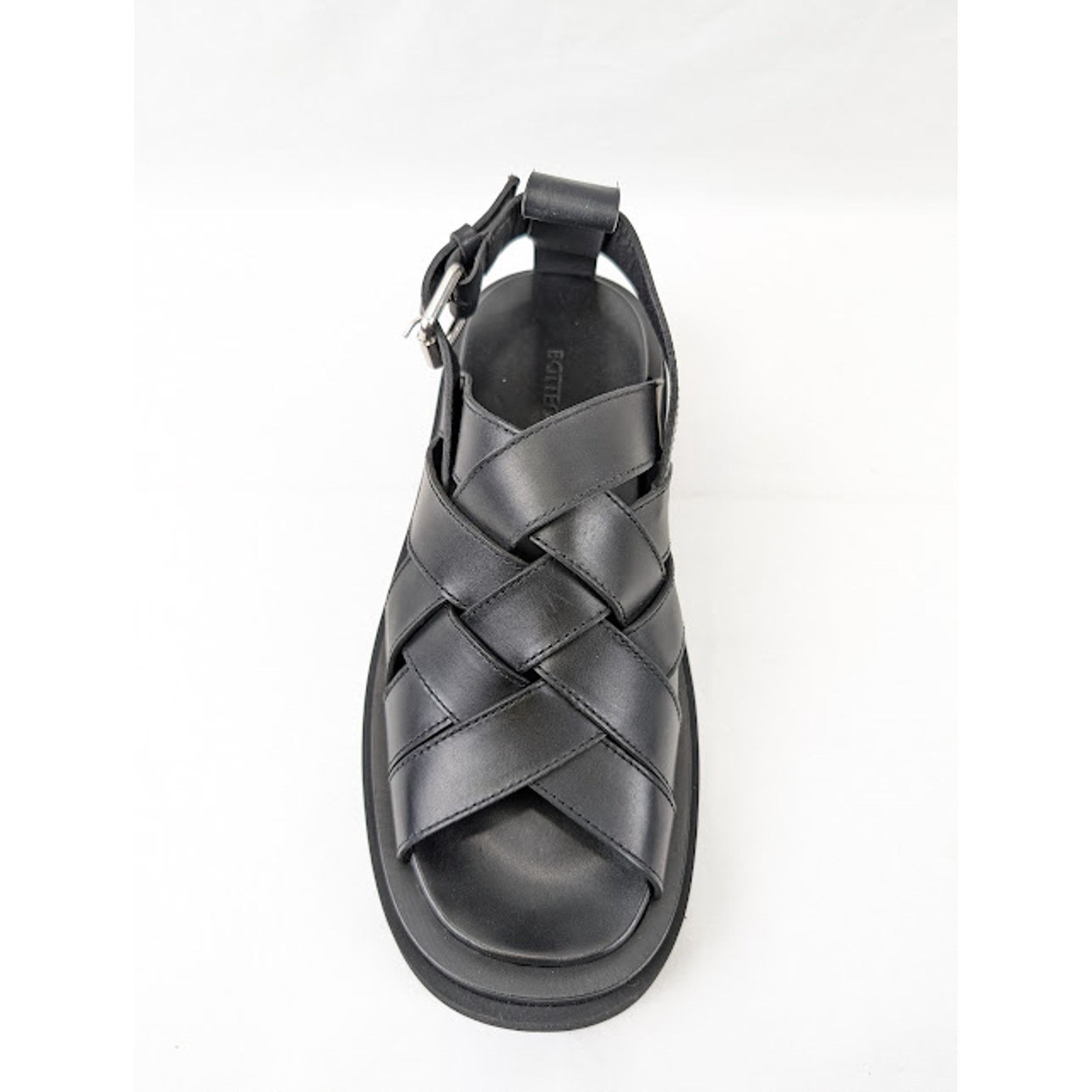 Bottega Veneta o1rshd1 Lug Sandal Military Calf in Black Size US 9 / EU 42 - 6 Thumbnail