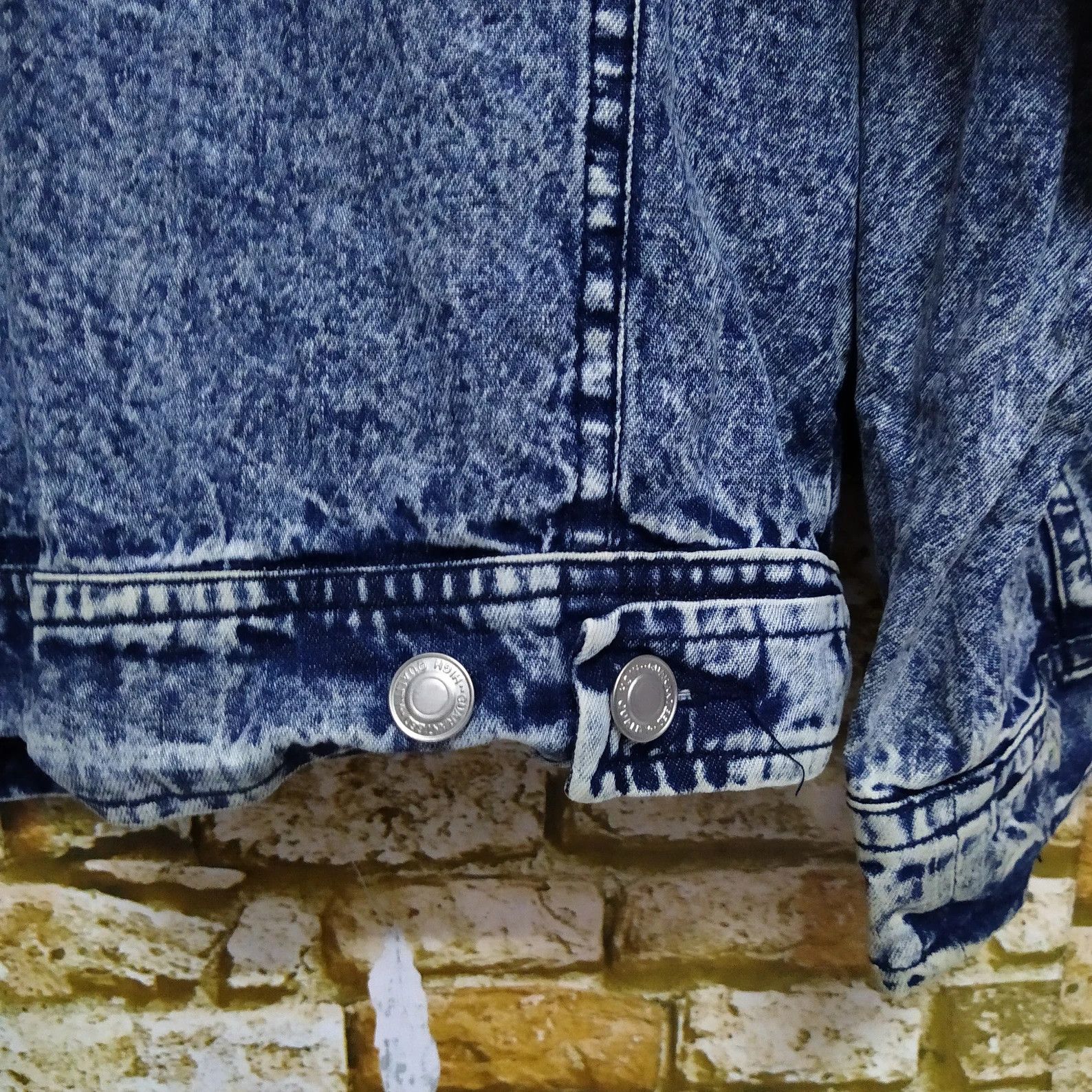 Japanese Brand SPINNS JAPAN DENIM JACKET STONE ACID WASH (D400) Size US L / EU 52-54 / 3 - 2 Thumbnail