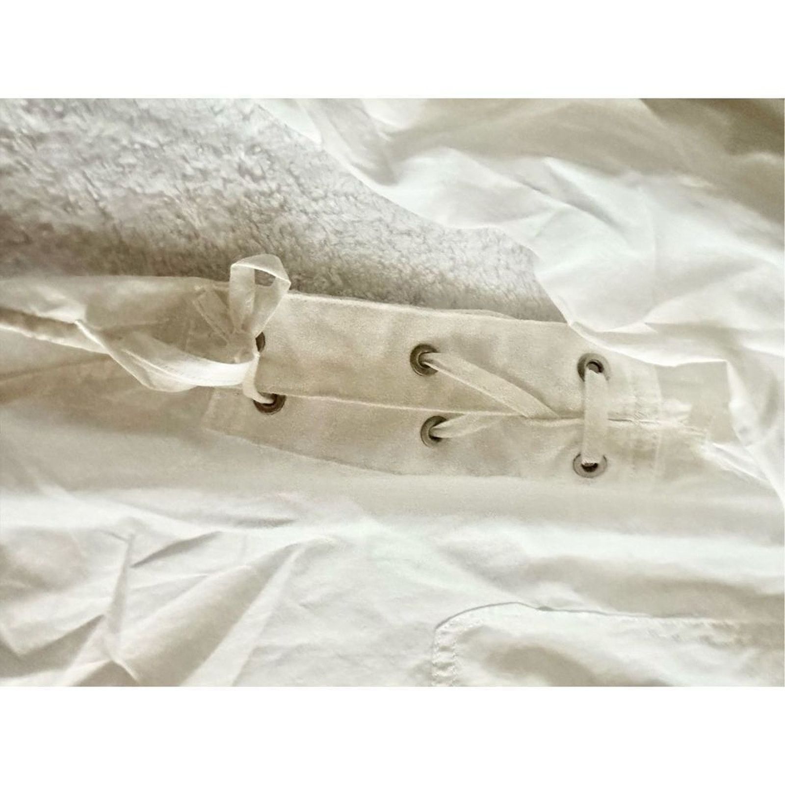 Rag & Bone Rag and Bone White Cropped Mason Shirt size XS Size XS / US 0-2 / IT 36-38 - 4 Thumbnail