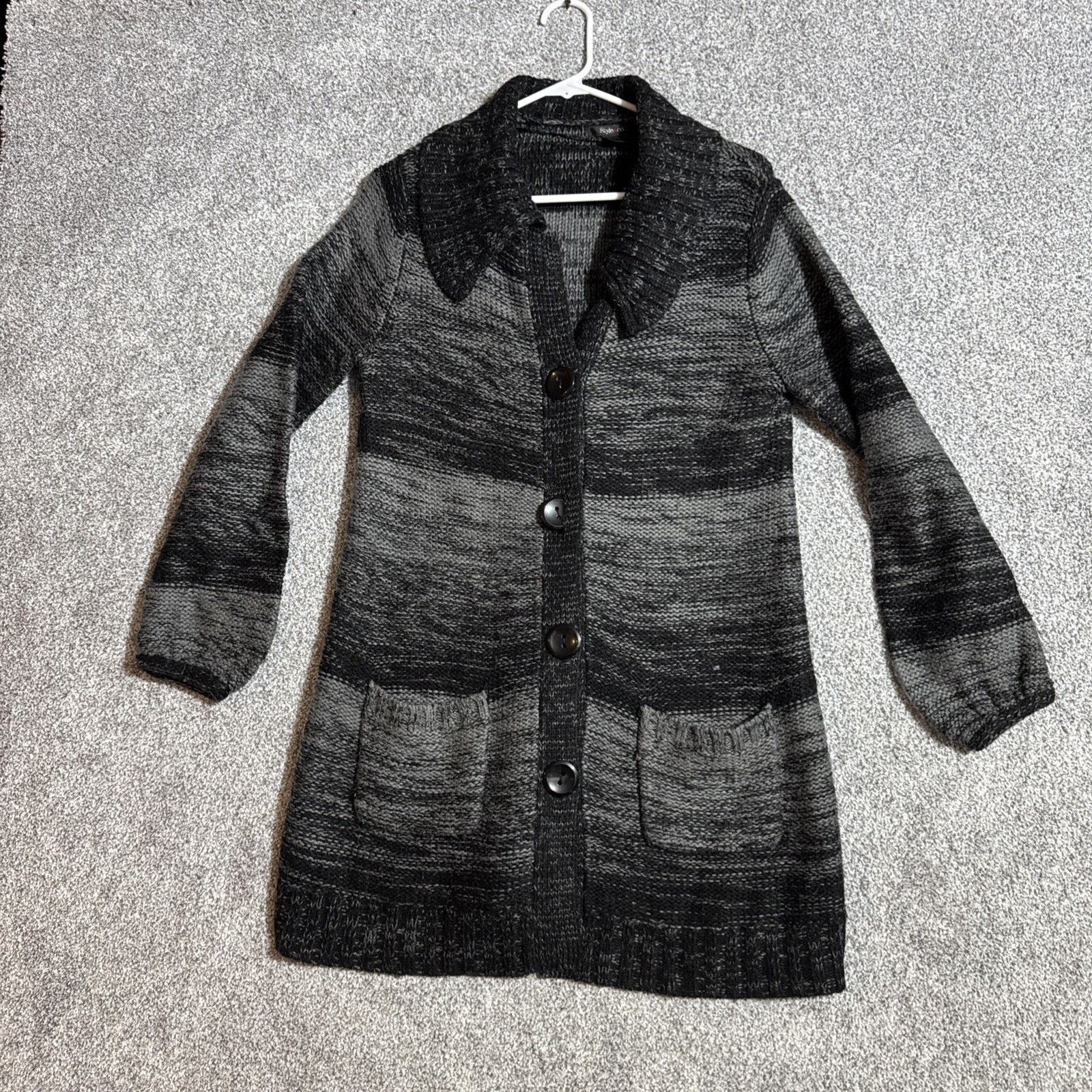 Other Lagenlook Knit Cardigan Sweater Womens M Witchy Grandpacore Size M / US 6-8 / IT 42-44 - 1 Thumbnail
