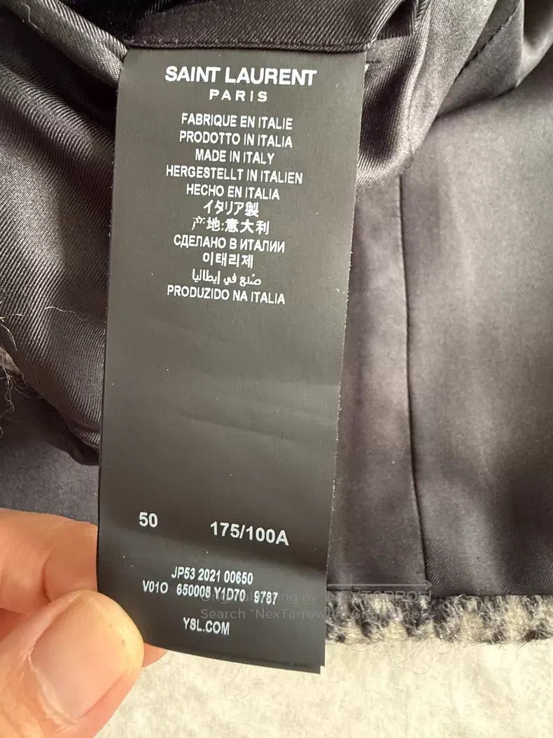 Saint Laurent Paris Saint Laurent Paris Mohair Wool Blazer Size US M / EU 48-50 / 2 - 5 Thumbnail