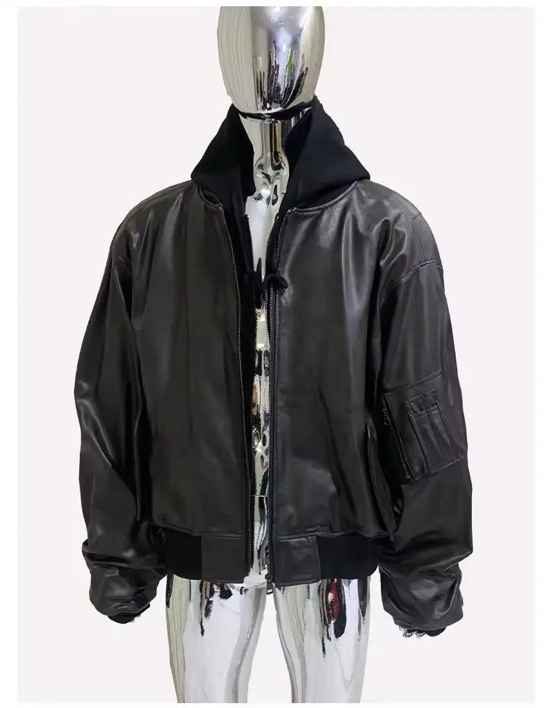 Japanese Brand Faux Suede Leather jacket Size US L / EU 52-54 / 3 - 9 Thumbnail