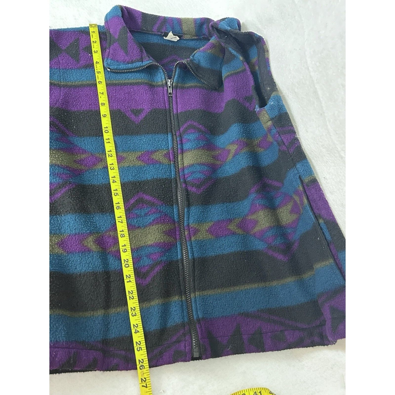 White Sierra VTG WHITE SIERRA Aztec USA Fleece Zipper Vest Multicolor L Size US L / EU 52-54 / 3 - 7 Thumbnail