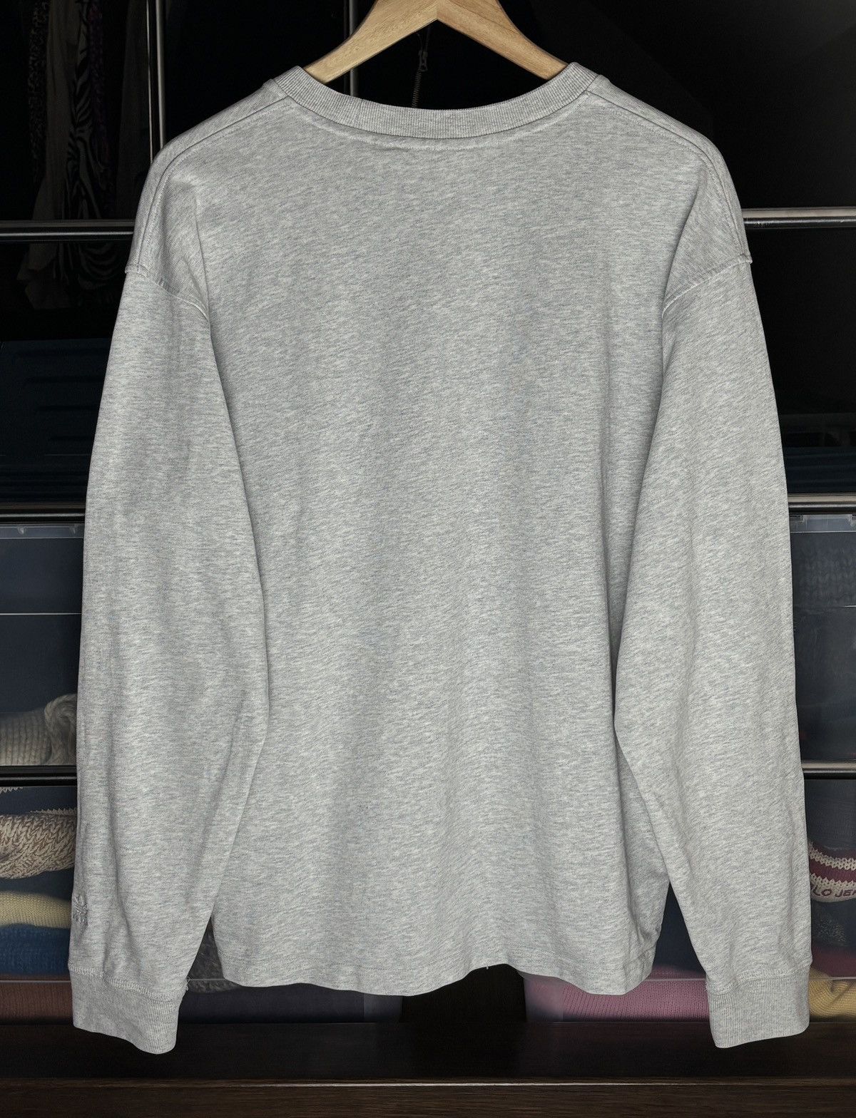 Adidas Adidas Humanrace Pharrell Williams grey logo sweatshirt Size US L / EU 52-54 / 3 - 5 Thumbnail