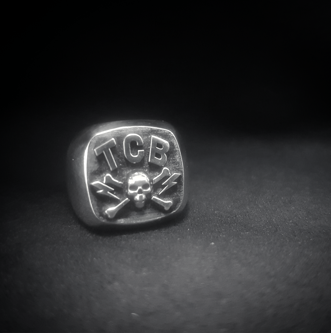 Other TCB Skull Biker Ring - Silver Size ONE SIZE - 3 Thumbnail
