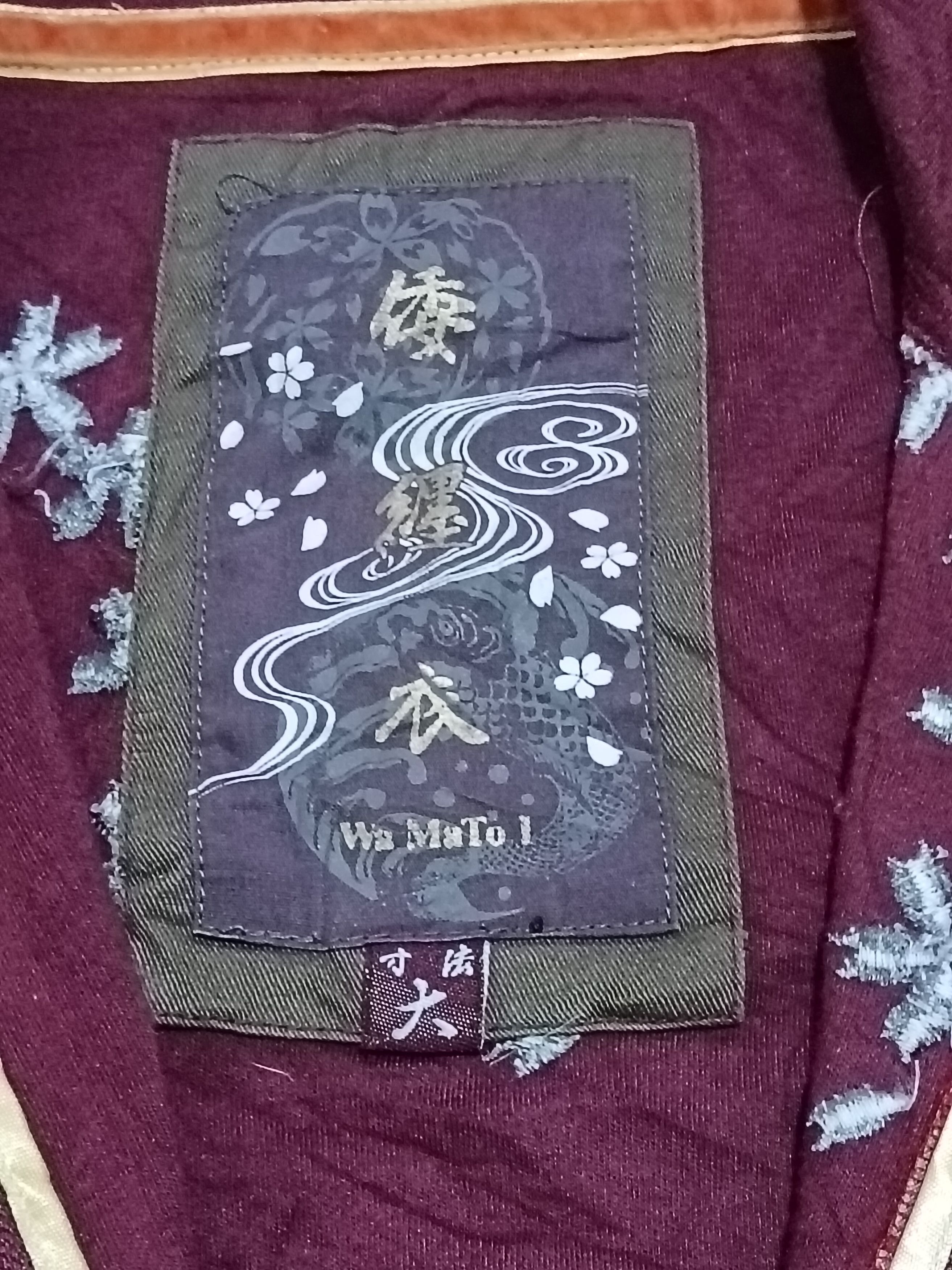 Japanese Brand WA MATO I FLORAL EMBROIDERED JACKET Size US L / EU 52-54 / 3 - 5 Thumbnail