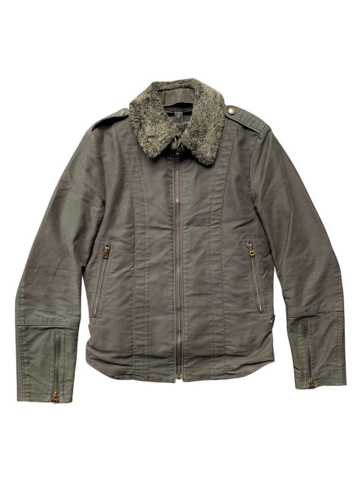 If Six Was Nine × Le Grande Bleu (L.G.B.) First Blow Faux Fur Shearling Jacket Size US M / EU 48-50 / 2 - 1 Thumbnail