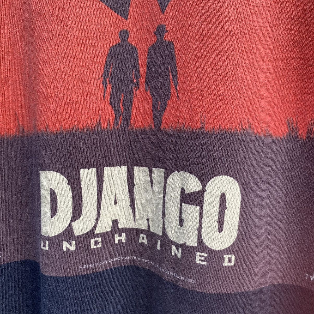 Vintage Thrashed Faded Vintage Django Unchained ERD GRUNGE Movie Tee Size US M / EU 48-50 / 2 - 3 Thumbnail
