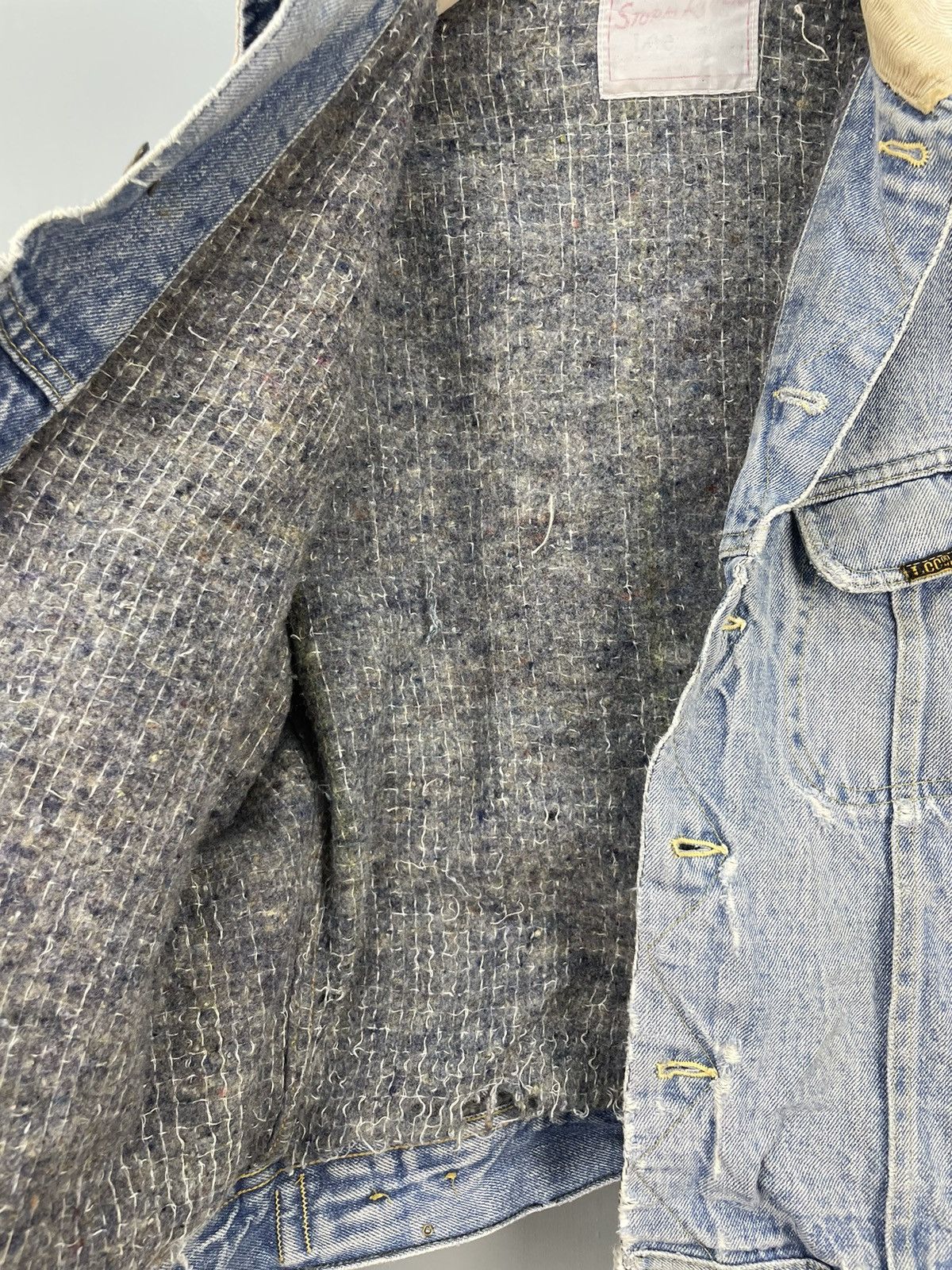 Lee Vintage 70s Lee Storm Rider denim tracker jacket Size US L / EU 52-54 / 3 - 6 Thumbnail