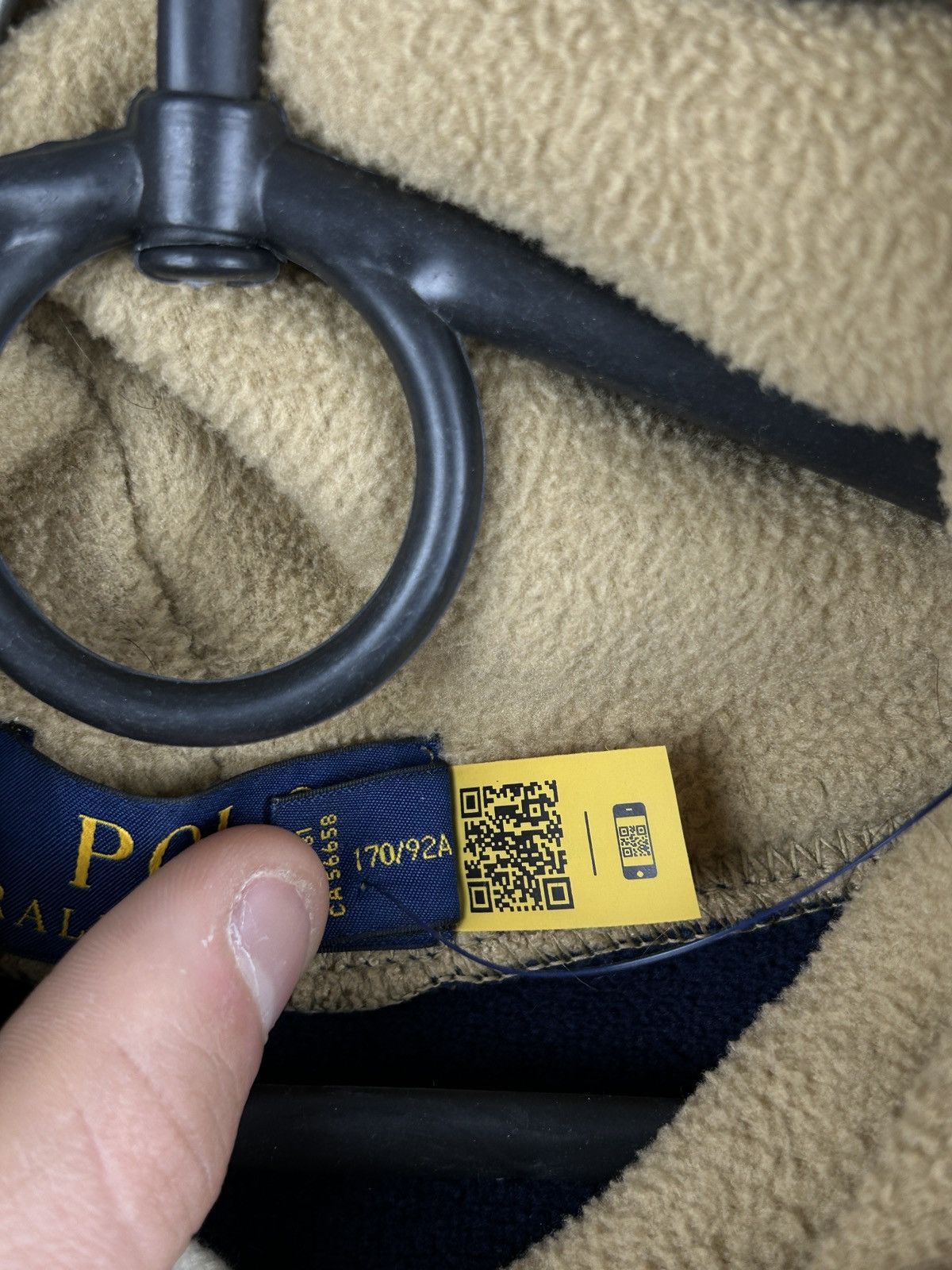 Polo Ralph Lauren Mens Vintage Polo Ralph Lauren collab polar fleece hoodie Size US S / EU 44-46 / 1 - 9 Thumbnail