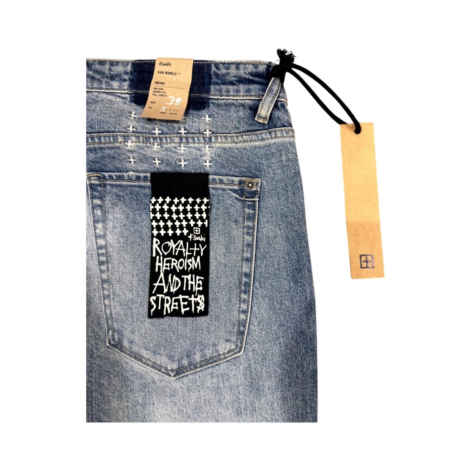 Ksubi Ksubi HIFI Ripped Light Wash Jeans Size US 38 / EU 54 - 3 Thumbnail
