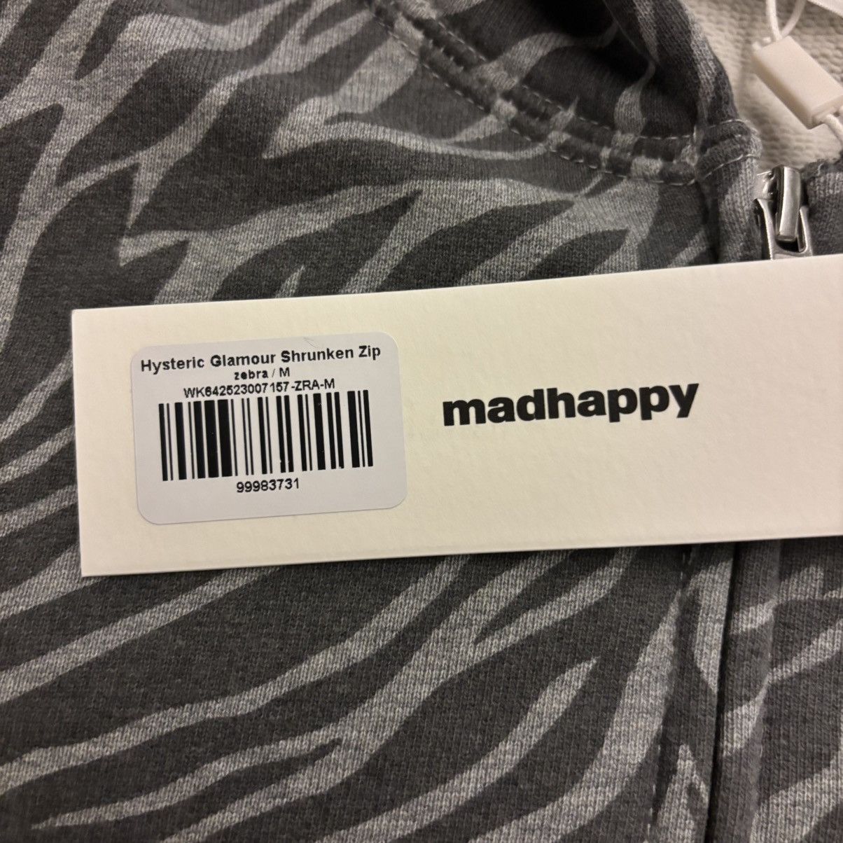 Madhappy Madhappy Hysteric Glamour Shrunken Zip Up Hoodie Size M / US 6-8 / IT 42-44 - 3 Thumbnail