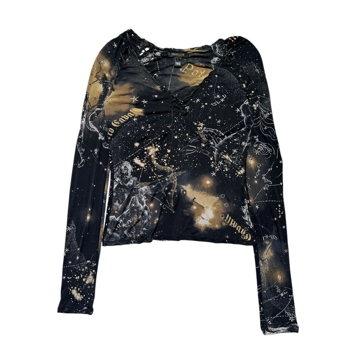 2003 Astrology lace up long sleeve