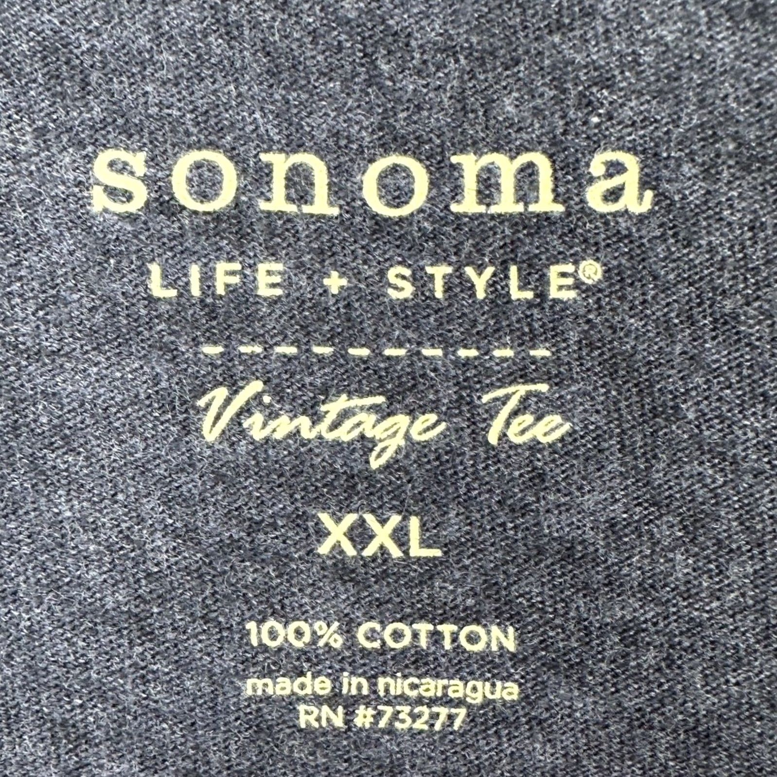 Alife VINTAGE Sonoma Life Style Tee Long Sleeve Shirt Mens 2XL Gray Lightweight Crew Neck Size US XXL / EU 58 / 5 - 4 Thumbnail