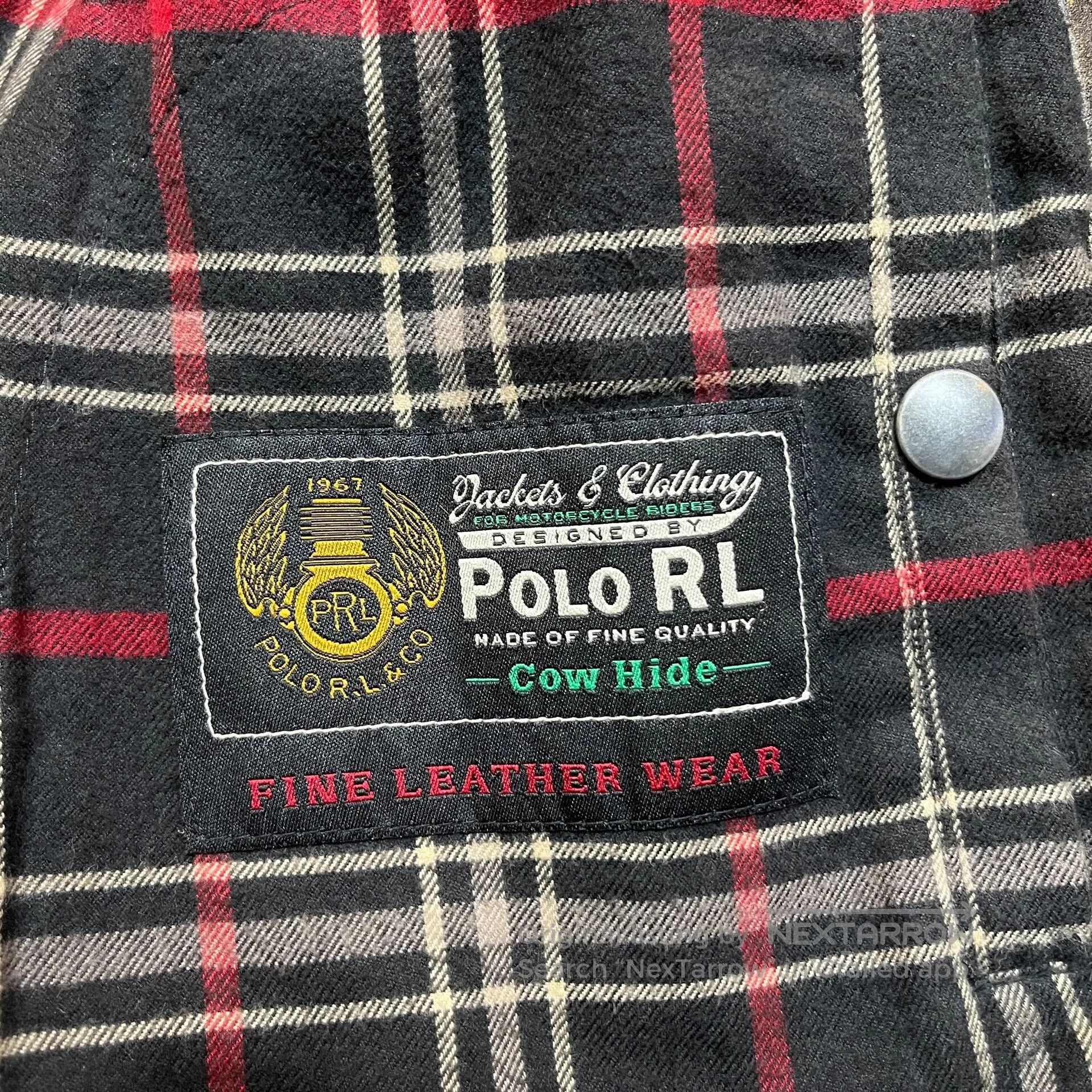 RRL Ralph Lauren vintage distressed leather jacket by Ralph Lauren. Size US M / EU 48-50 / 2 - 6 Thumbnail