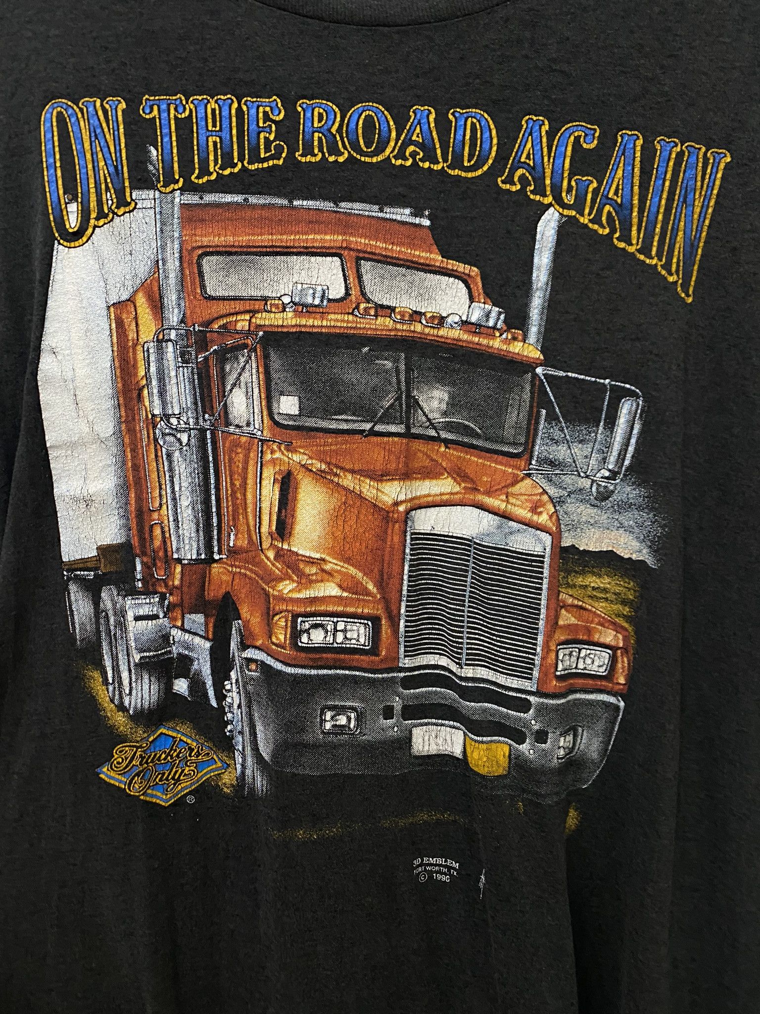 Band Tees × Harley Davidson × Vintage 1990 Harley Davidson 3D Emblem Vintage T-Shirt Size US L / EU 52-54 / 3 - 2 Thumbnail