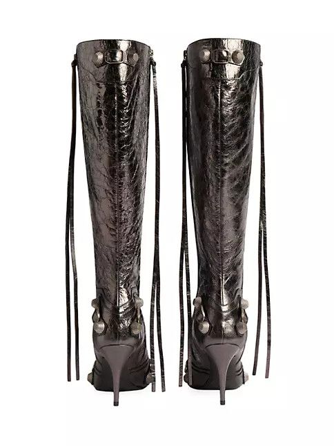 Balenciaga o1mt1gz1124 Cagole 90mm Boots Metallized in Bronze Size US 8 / IT 38 - 5 Thumbnail
