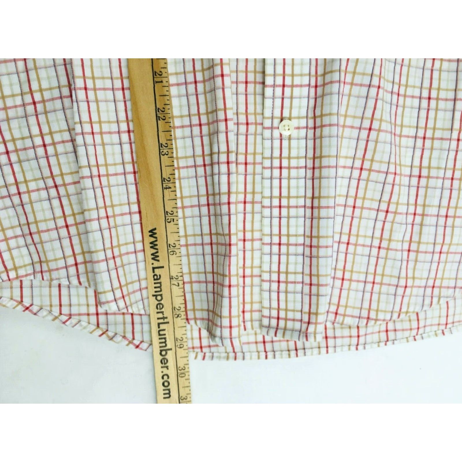 Dockers Dockers Shirt Men's Size L Button Up Short Sleeve No Wrinkles Check Plaid Size US L / EU 52-54 / 3 - 4 Thumbnail