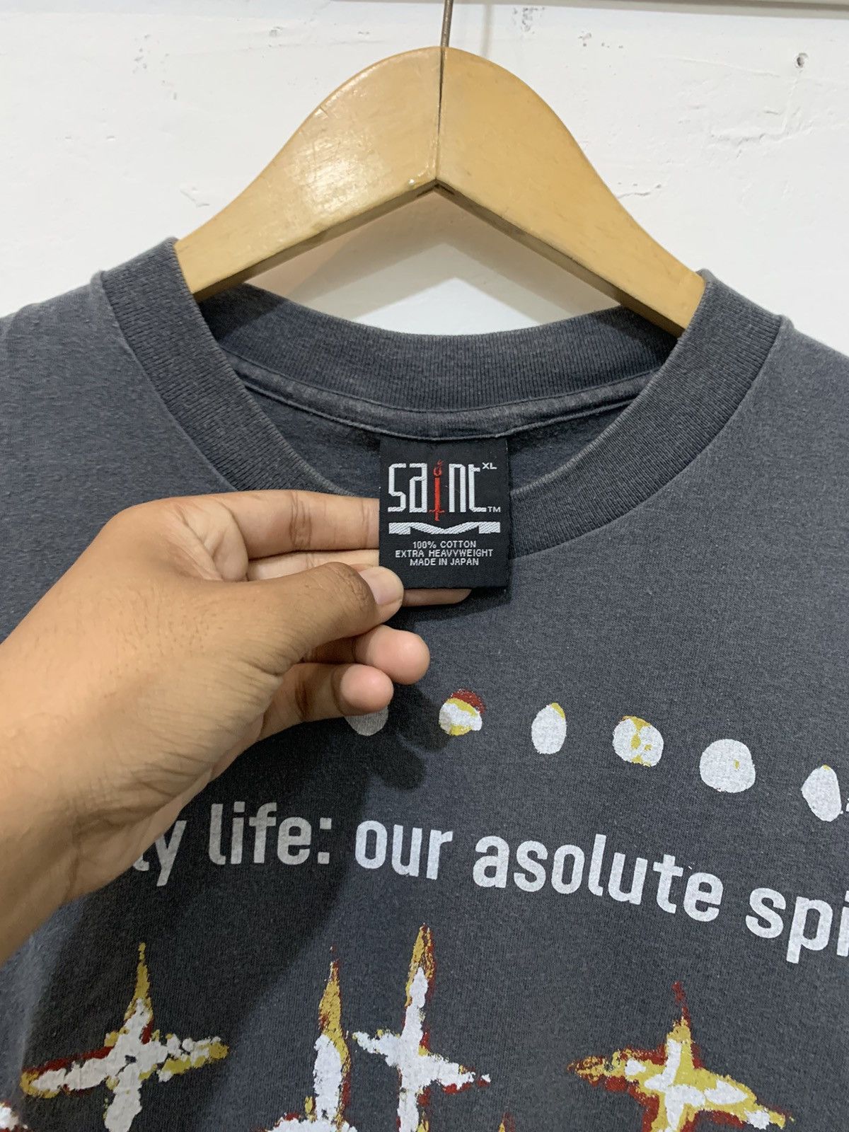 Japanese Brand × Vintage Saint Jesus t-shirt parody of the band NIN Size US XL / EU 56 / 4 - 3 Thumbnail