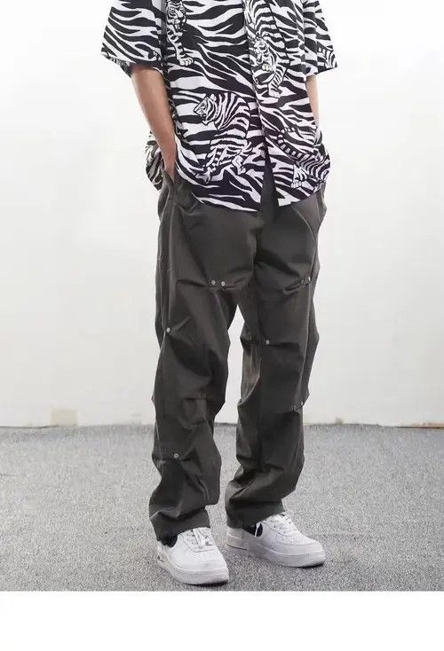 VIBE baggy hiphop pleated skate pants Size US 32 / EU 48 - 4 Thumbnail