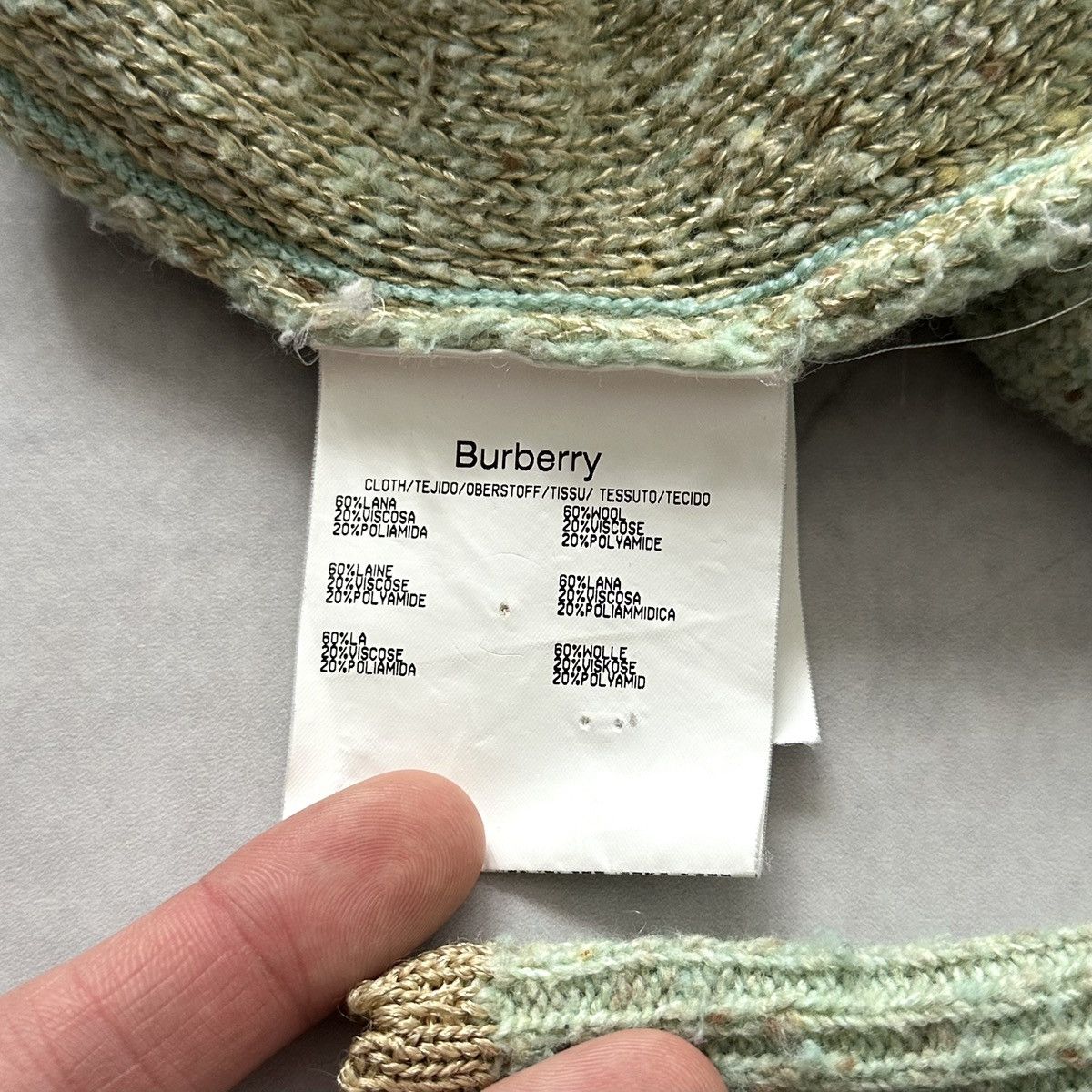 Burberry Burberry London Vintage Lace Pointelle Knit Cardigan Size M / US 6-8 / IT 42-44 - 14 Thumbnail
