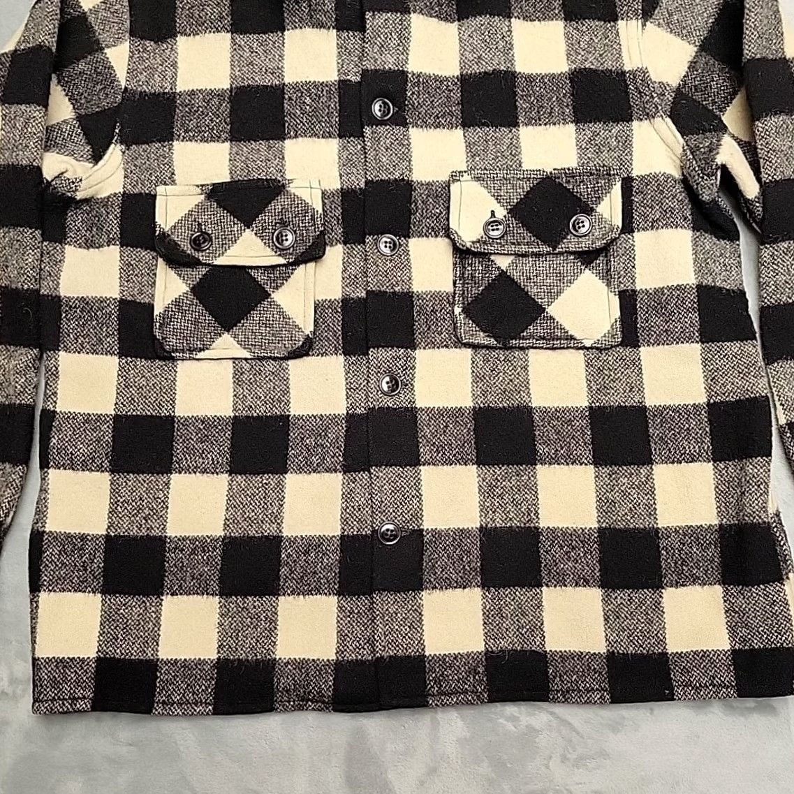 Lumberjack VTG Minnesota Woolen Mill Shirt Jacket Men Buffalo Plaid Cruiser Lumberjack USA Size US M / EU 48-50 / 2 - 2 Thumbnail