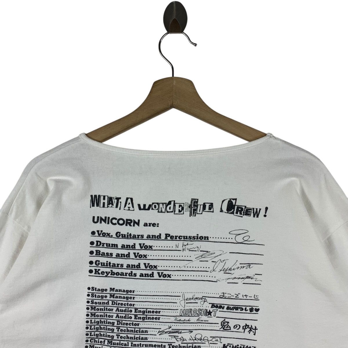 Band Tees × Japanese Brand UNICORN WINTER TOUR Japanese band long sleeve tee Size US L / EU 52-54 / 3 - 10 Thumbnail