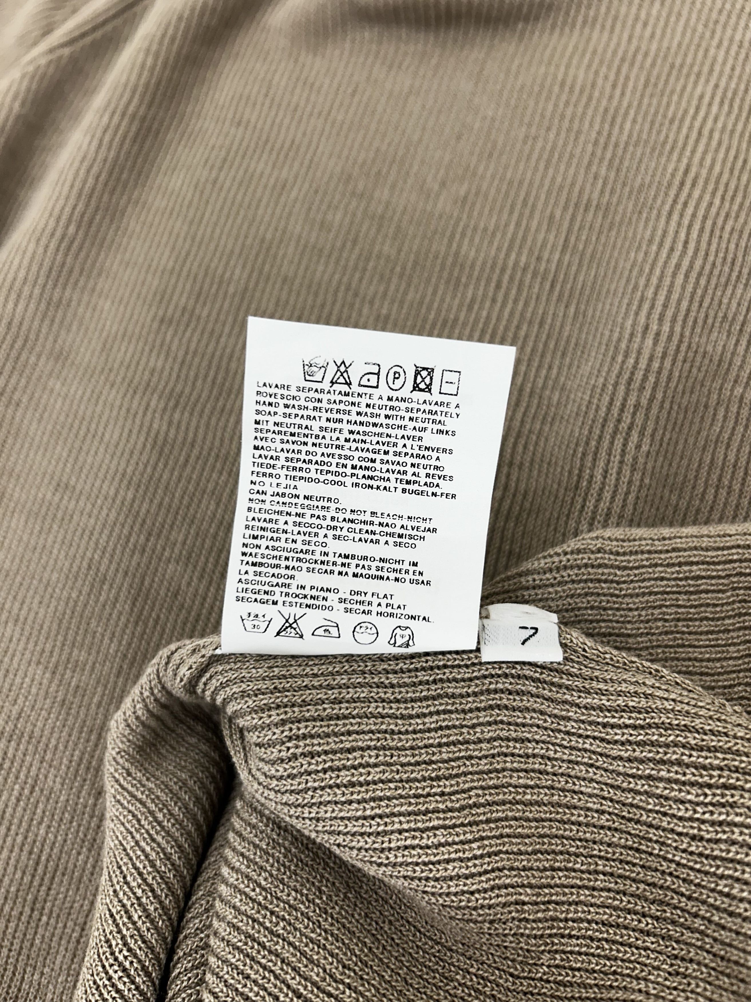 C.P. Company CP Company Sand Crew Neck Micro Rib Knitwear SIZE 7 Size US XXL / EU 58 / 5 - 6 Thumbnail