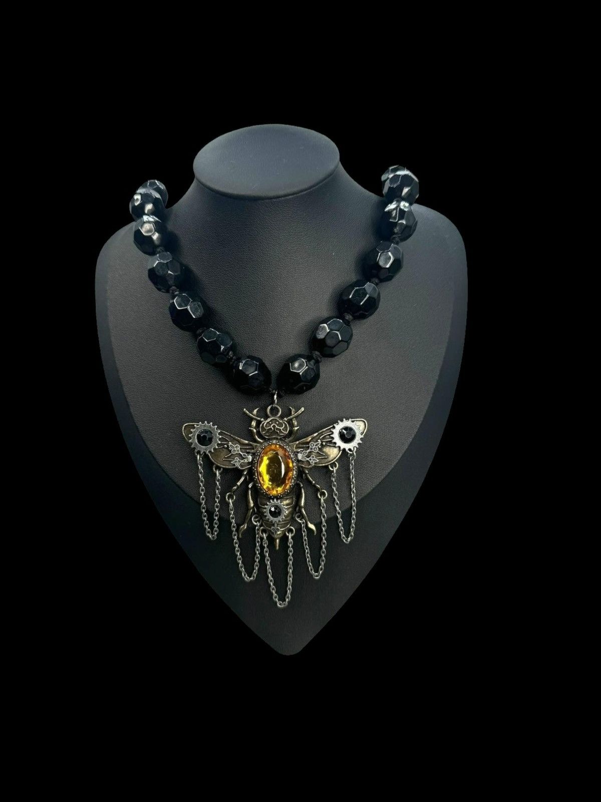 Other This is a steampunk insect tie bib one of a kind necklace. Size ONE SIZE - 6 Thumbnail